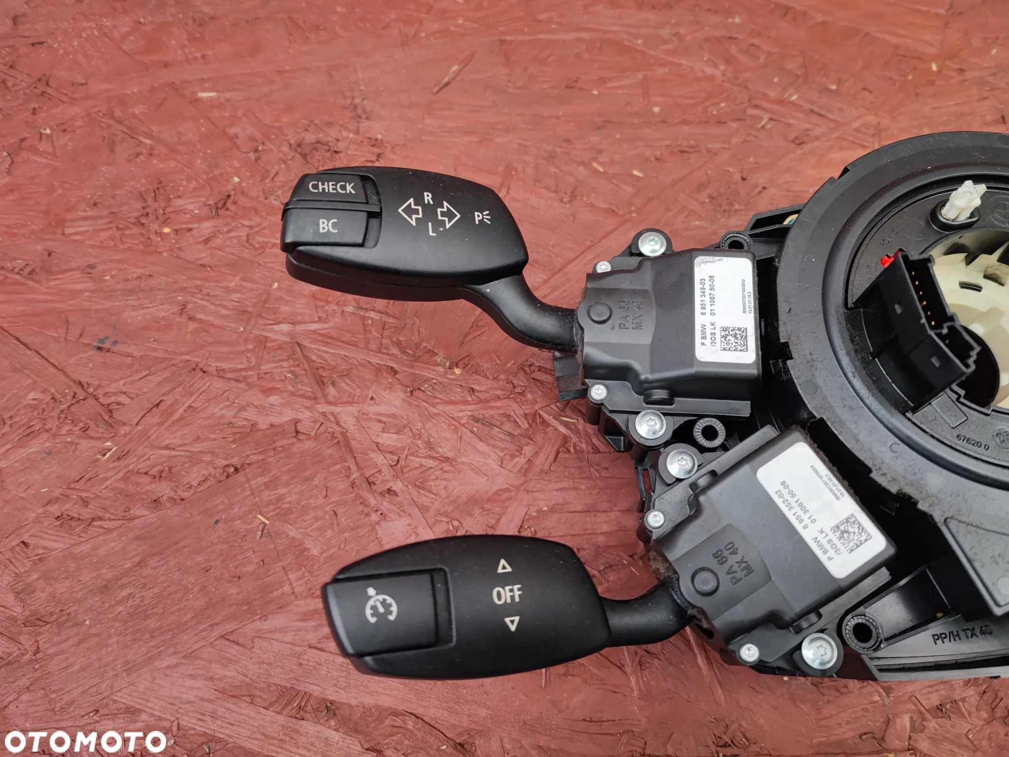 BMW E60 / E61 / E63 / E64 ORYGINALNA TAŚMA KIEROWNICZA / PAJĄK / CZUJNIK KĄTA SKRĘTU / MANETKI / KASETA POLIFT LCI O NR. 6 976 394 / 6 951 349 / 6 951 352 / 6 924 106 OEM - 6