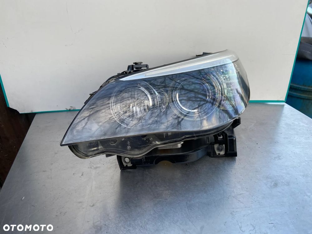 BMW 5 E60 E61 03-07 LAMPA XENON DYNAMIC LEWY PRZÓD KOMPLETNA, ORYG, EUROPA - 2