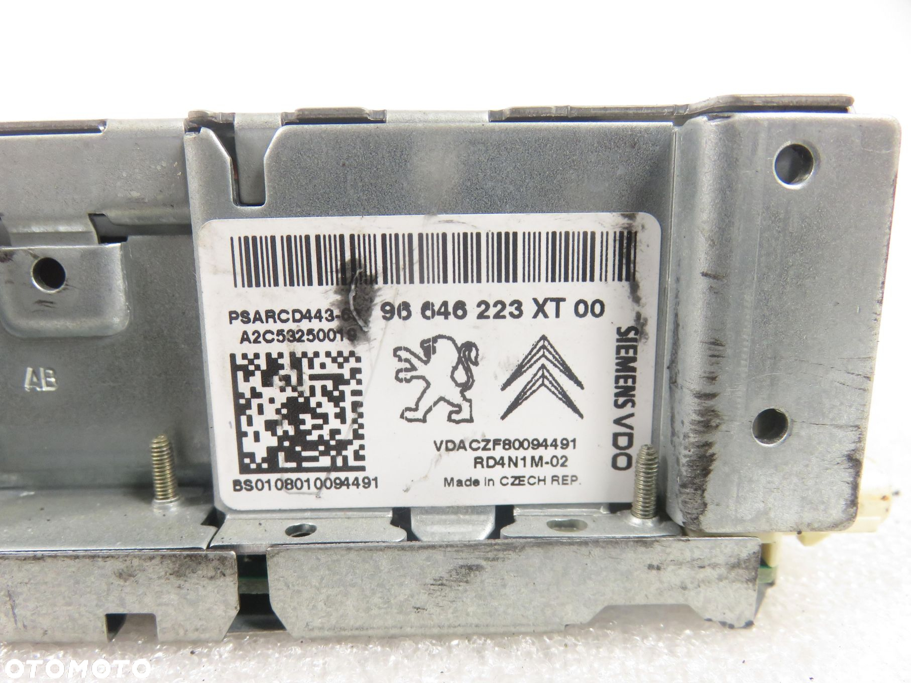 RADIO CITROEN C4 Picasso I 96646223XT00 A2C53250019 - 4