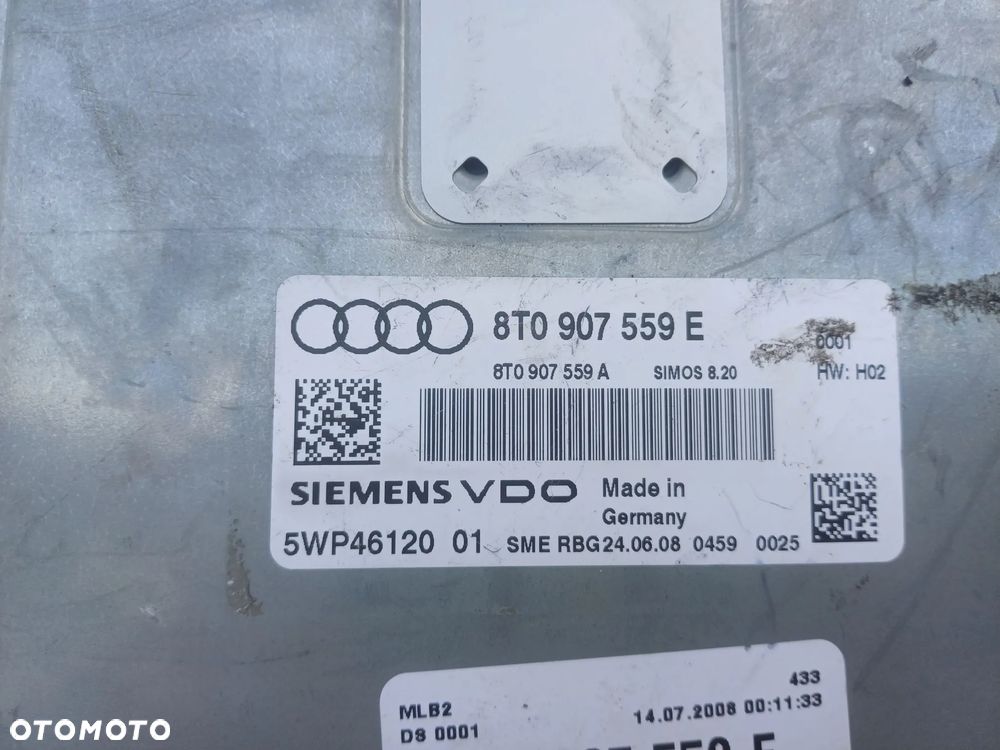 Komputer sterownik 3.2 FSI Audi A5 A4 B8 8T0907559E - 3