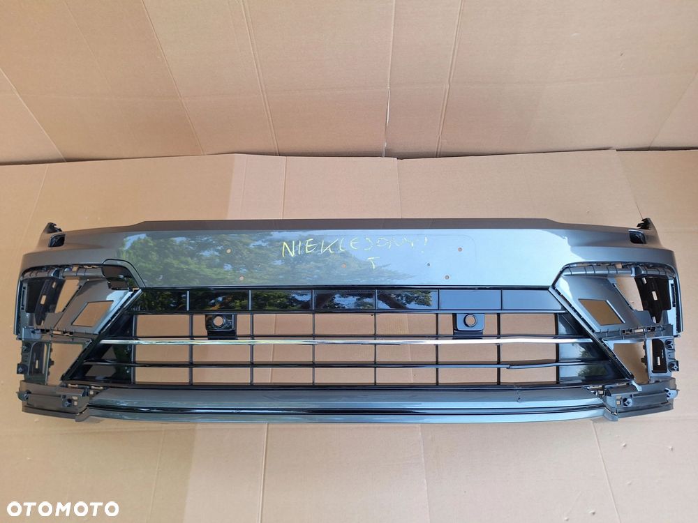 VW TIGUAN II R-LINE 16-20 NIE KLEJONY! ZDERZAK PRZÓD PRZEDNI+ZAŚLEPKA HAKA+LISTWA DOLNA ORYG. 5NA807221B WYSYŁKA KRAJ-EU - 6