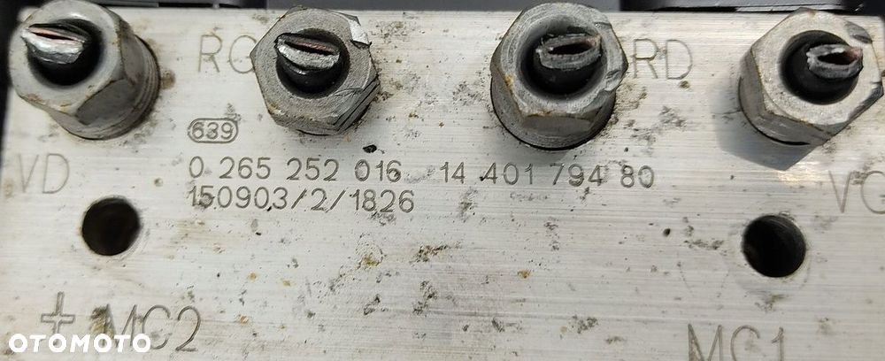 pompa sterownik abs jumpy expert ii 0265252016 1440179480 0265951845 07-16 - 6