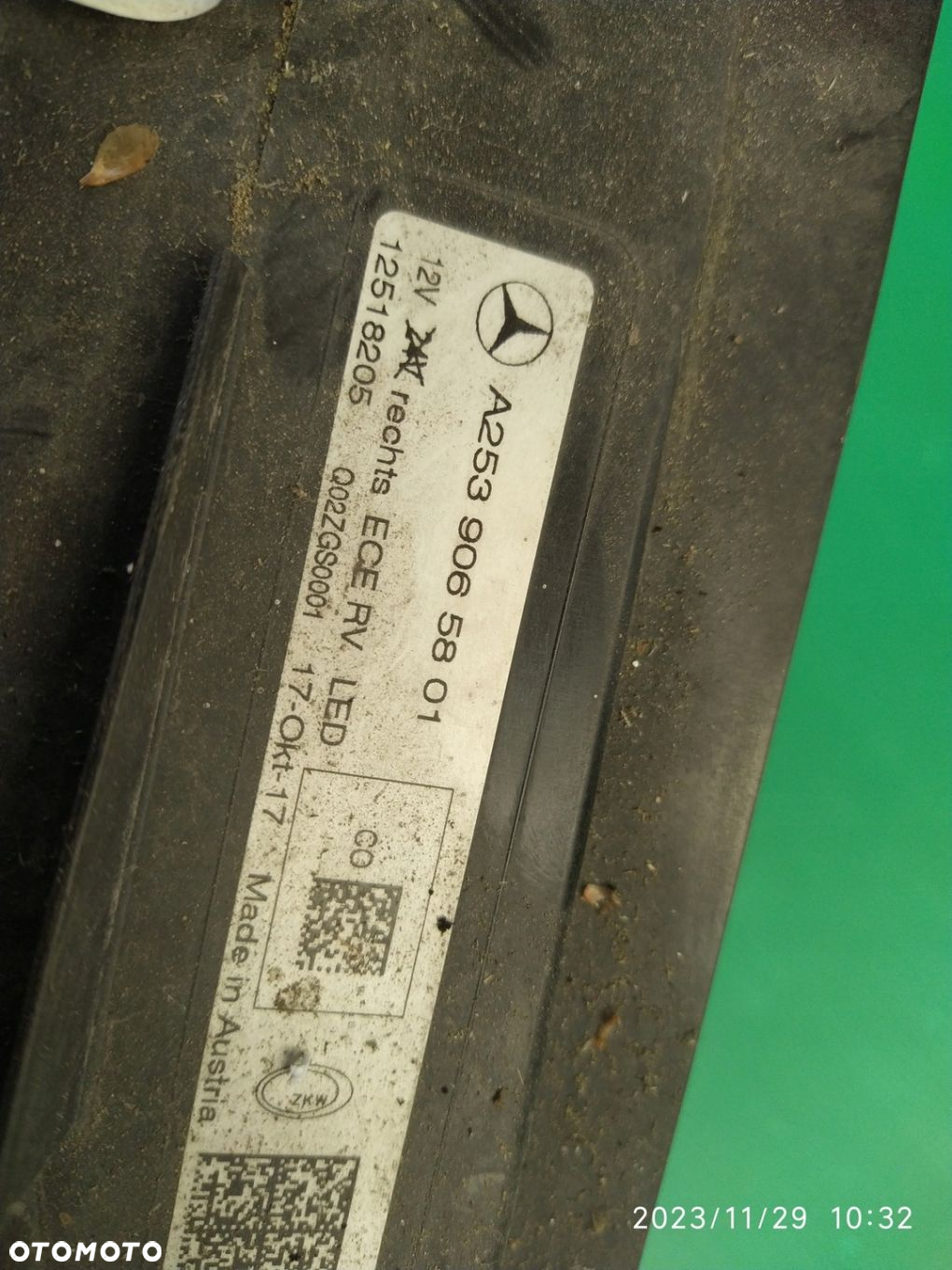 LAMPA PRAWY PRZÓD MERCEDES GLC W253 A2539065801 - 15