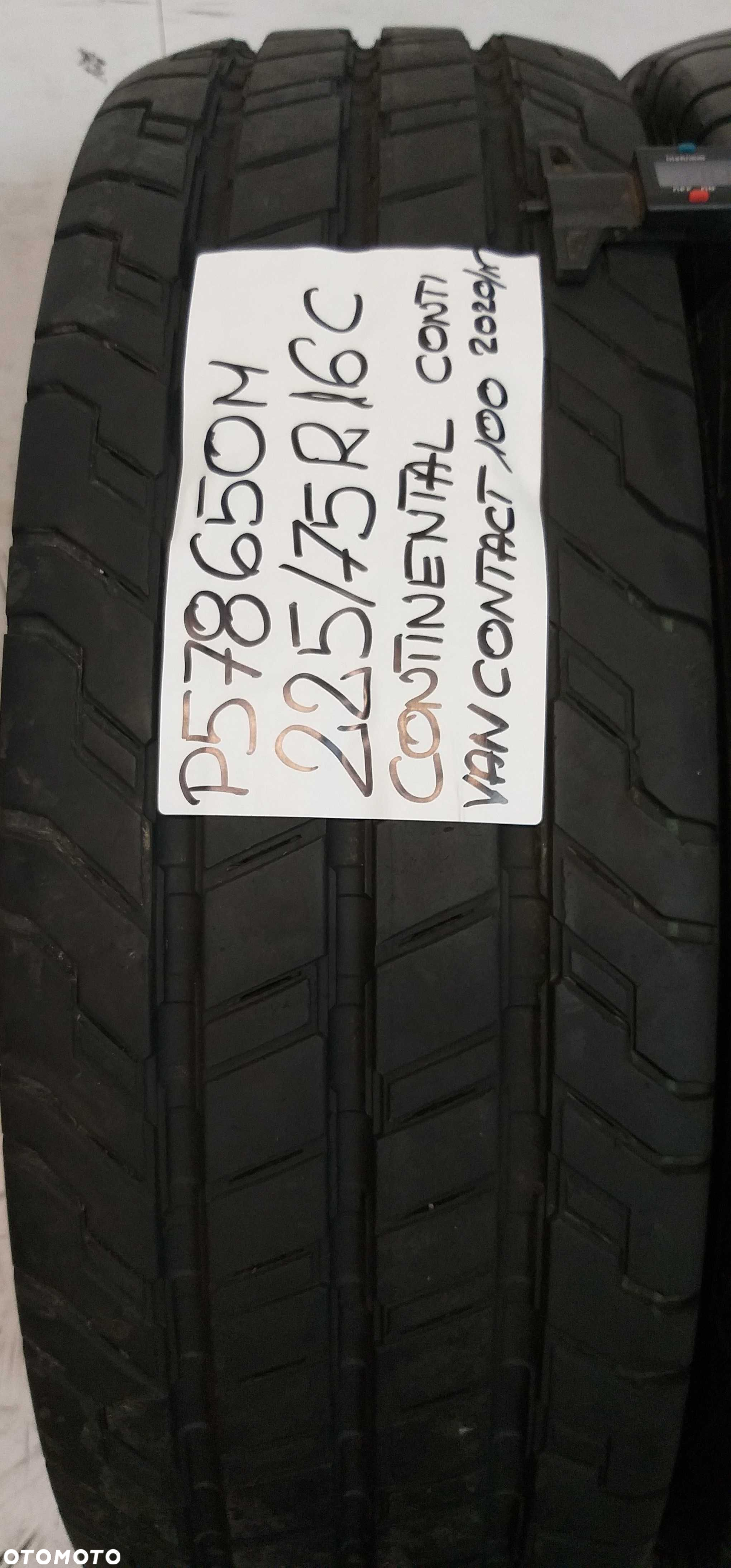 P578650M Para 225/75R16C Continental ContiVanContact 100. 2020/15rok - 2