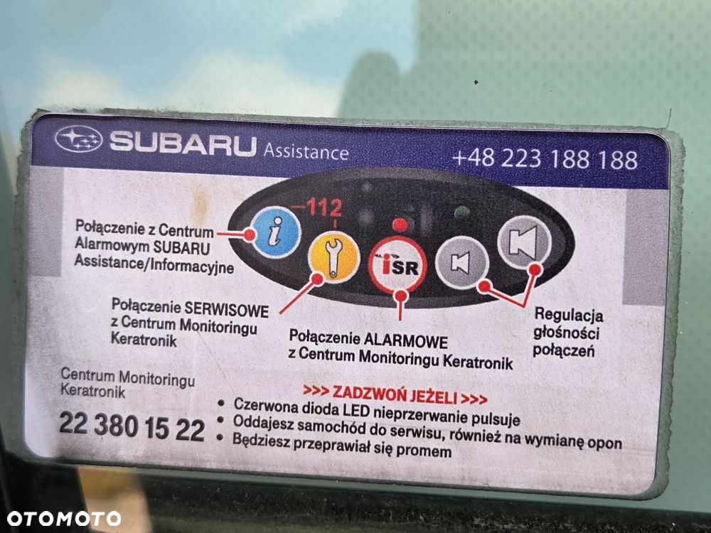 DRZWI LEWE  PRZOD SUBARU OUTBACK V - 19