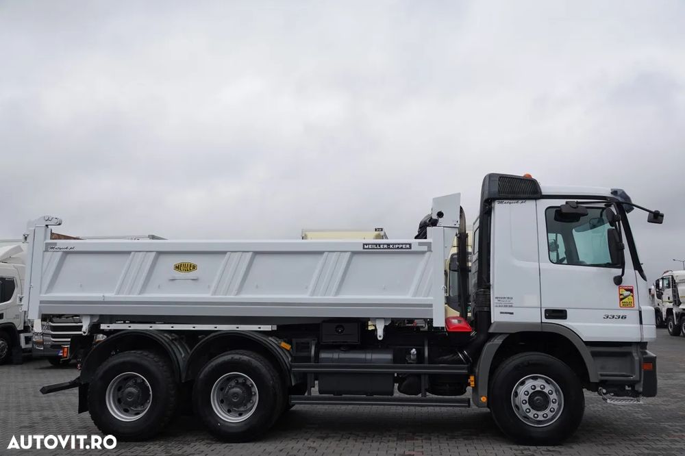 Mercedes-Benz ACTROS 3336 / 6x4 / CAMION BASCULANTE / BORDMATIC / HYDROBOARD / MEILLER KIPPER / EPS + AMBREIE / IMPORTAT - 17