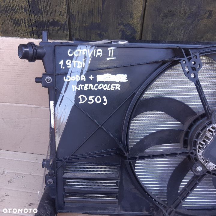 Chłodnice komplet VW SKODA AUDI 1.9 TDI 1K0959455EF - 2