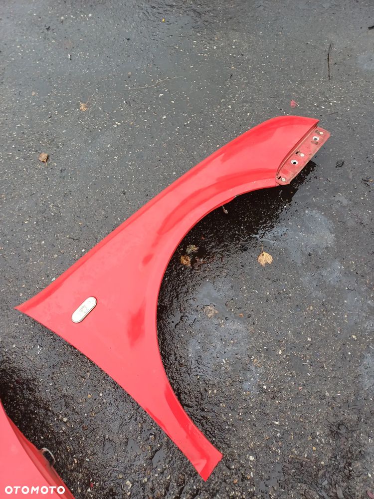 Błotnik lewy prawy Vw Golf IV czerwony maska części - 6