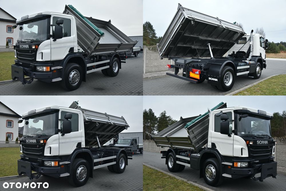 Scania P250 WERSJA OFFROAD / WYWROTKA 3-STRONNA / BLOKADA MOSTU / TYŁ RESOER / P.NOWA / 18 TYŚ KM PRZEBIEGU! / SALON PL / - 24
