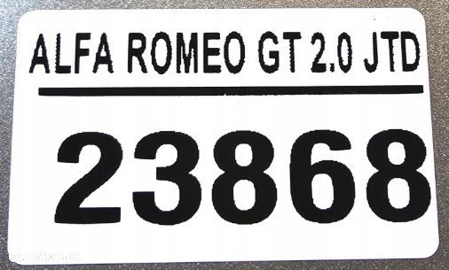 maska klapa pokrywa silnika alfa romeo gt - 5