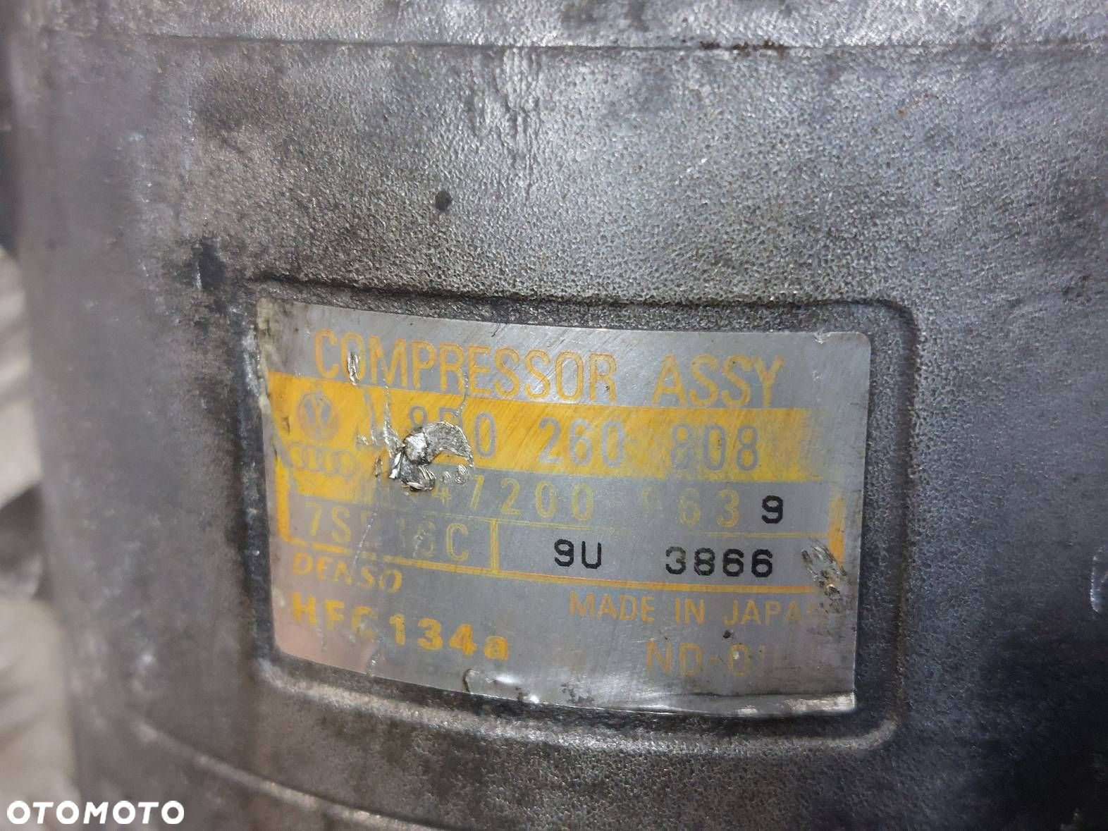 SPRĘŻARKA KOMPRESOR KLIMATYZACJI PASSAT B5 1.9 TDI 8D0260808 - 5