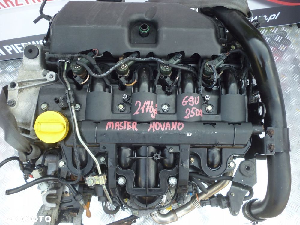 SILNIK RENAULT MASTER 2.5 DCI G9U 217 TYS Z POMPĄ WTRYSKOWĄ - 2