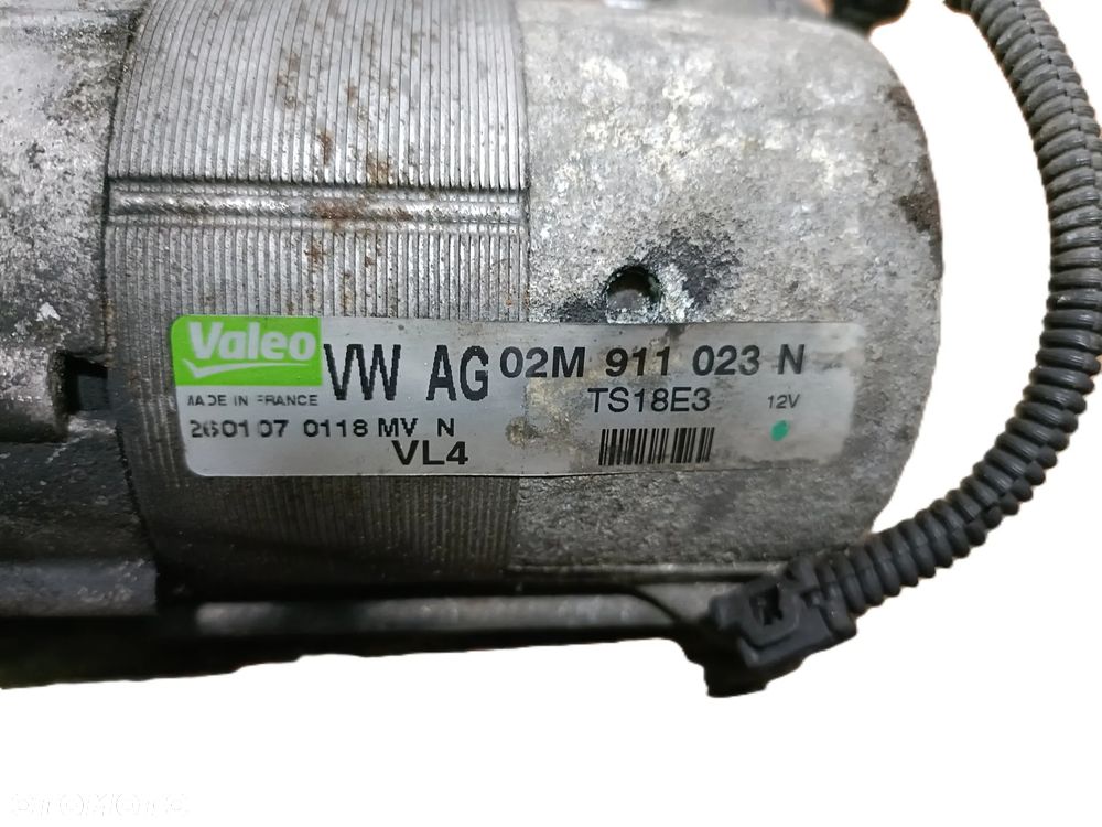 AUDI A3 II 8P 04-13 2,0 TDI rozrusznik VALEO 02M911023N * - 2