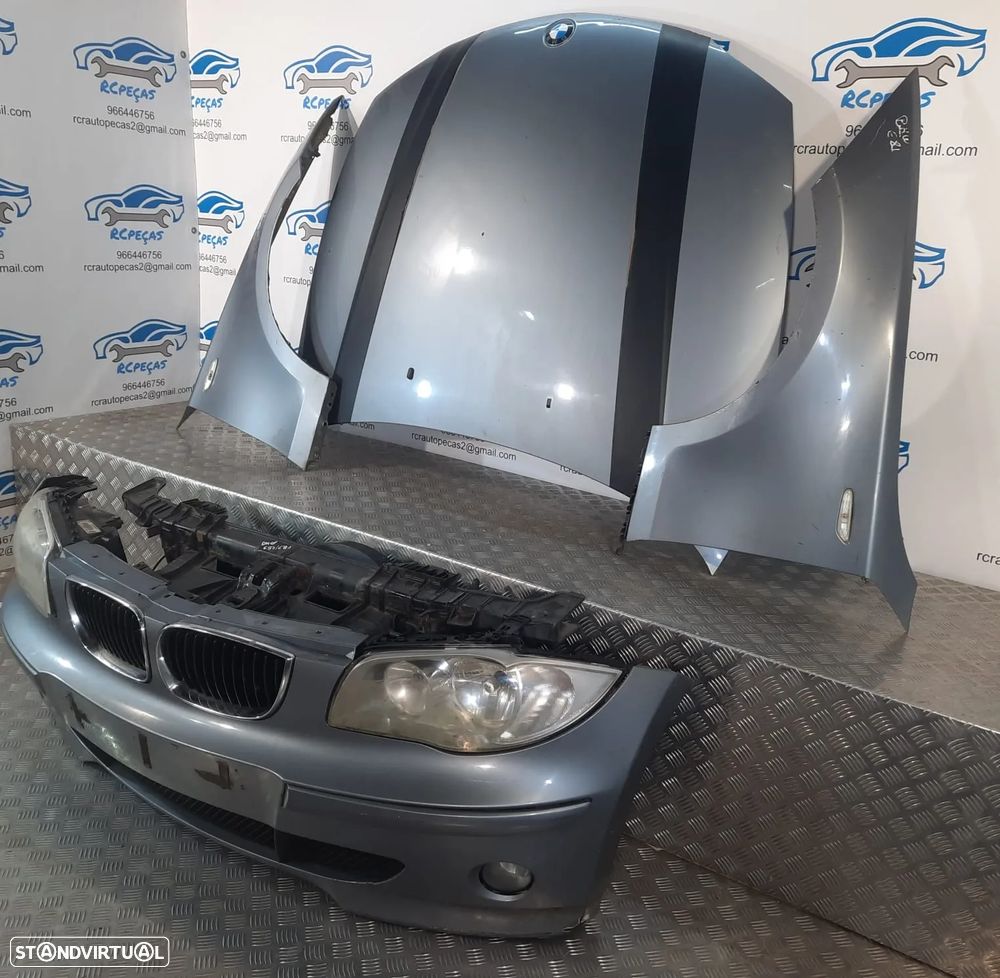 FRENTE COMPLETA BMW SERIE 1 E87 E81 PRE-LCI CAPOT PARACHOQUES GUARDA-LAMAS OTICAS RADIADOR VENTILADOR FRENTE FIBRA REFORÇO - 9