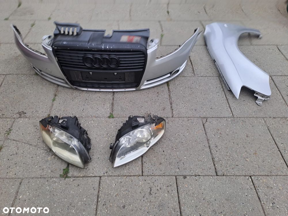 Audi A4 B7 zderzak przedni kompletny kod lakieru LY7W - 2