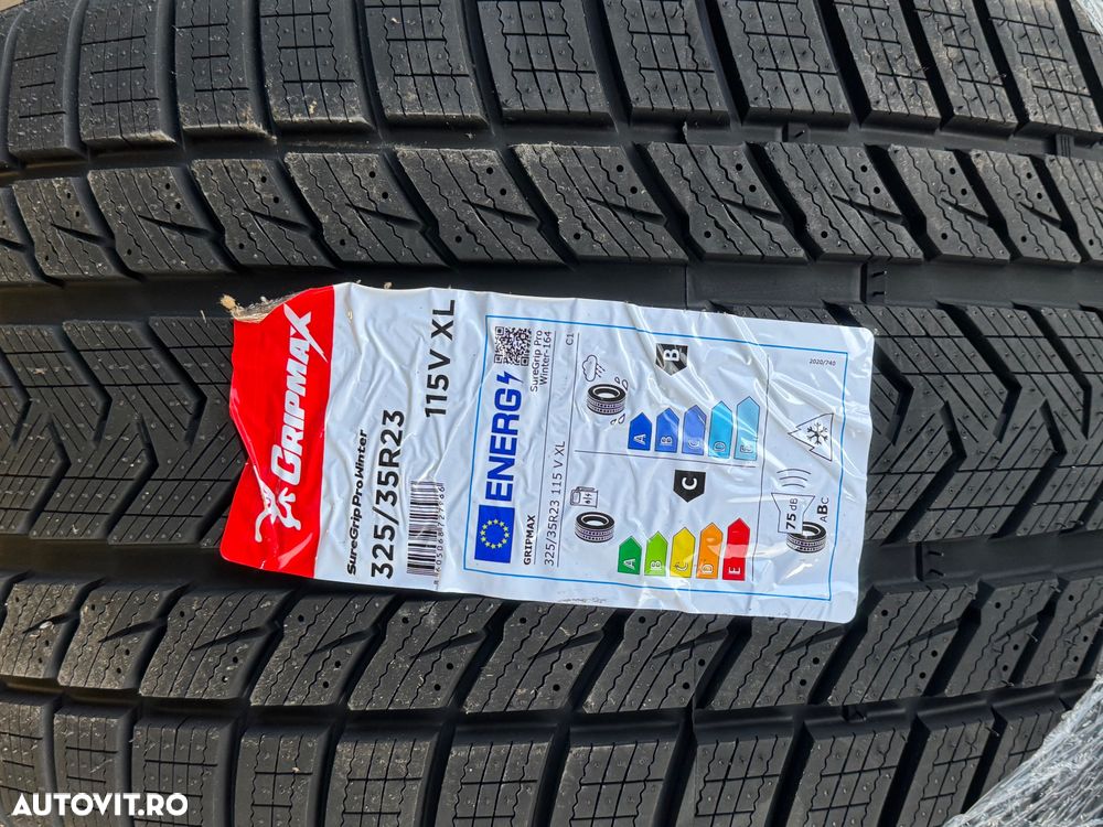 Vând set anvelope 285/40/23-325/35/23 gripmax de iarnă noi - 3