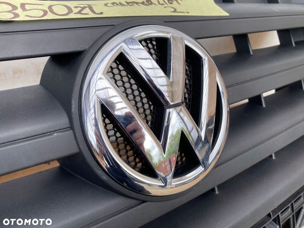 VW CRAFTER LIFT 2011- ATRAPA GRILL EMBLEMAT CHROM ORYGINALNA 2E0853653 - 6