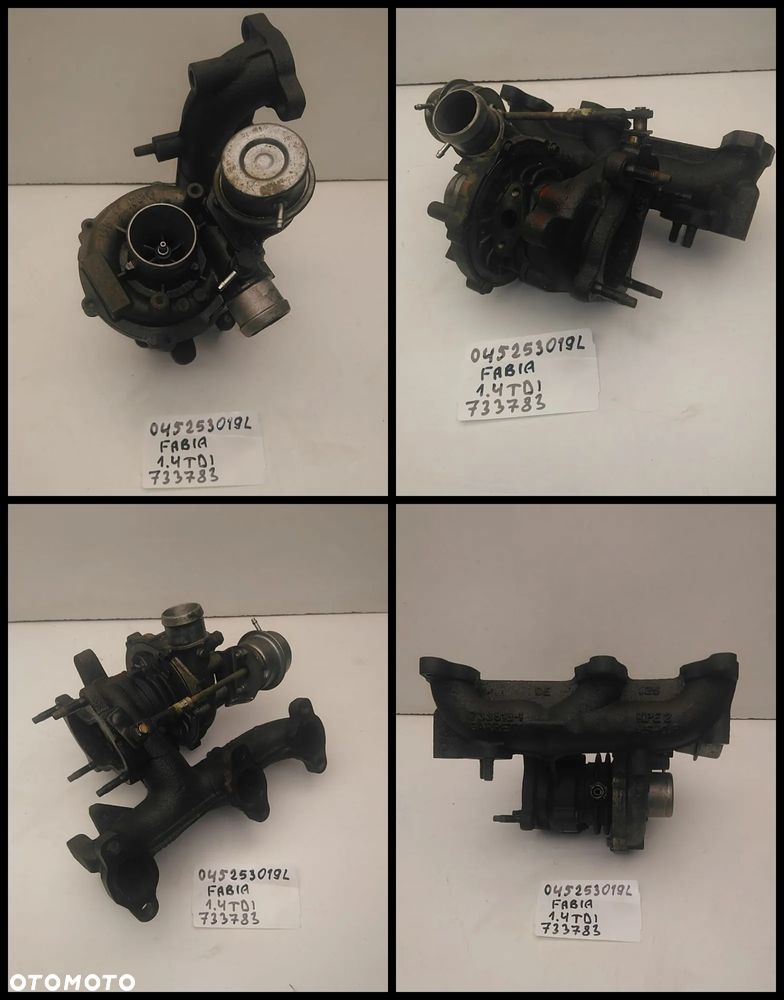 SEAT SKODA VW 1.4TDI 75KM TURBOSPRĘŻARKA 045253019 - 1
