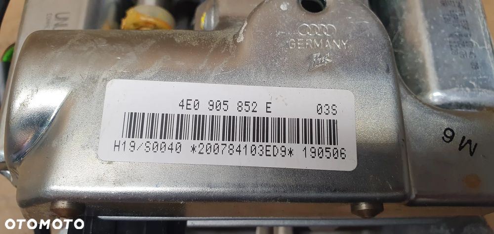 Kolumna kierownicza blokada Audi A8 D3 4E0905852E 4E0419512D - 8