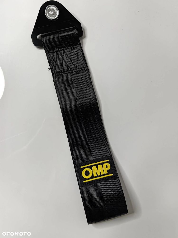 Pas Holowniczy tow strap OMP czarny BLACK - 1