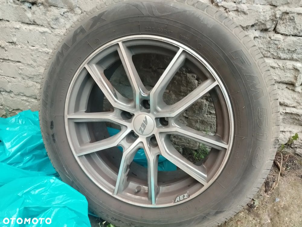 Felgi Aluminiowe AEZ Raise 17" 5x112  + Opony Zimowe 225/60R17 Stan DB - 2