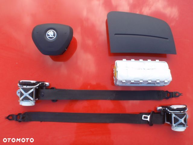 SKODA PRAKTIK PODUSZKA AIRBAG PODUSZKI PASY PAS - 2