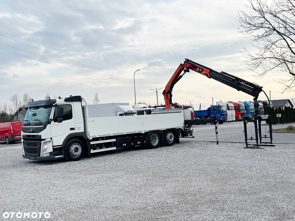 Volvo FM 420 / 6X2 / HDS PALFINGER PK 19.001 SLD / SKŁADANY W Z / CAŁY NA PODUCHACH / Z NIEMIEC - 19