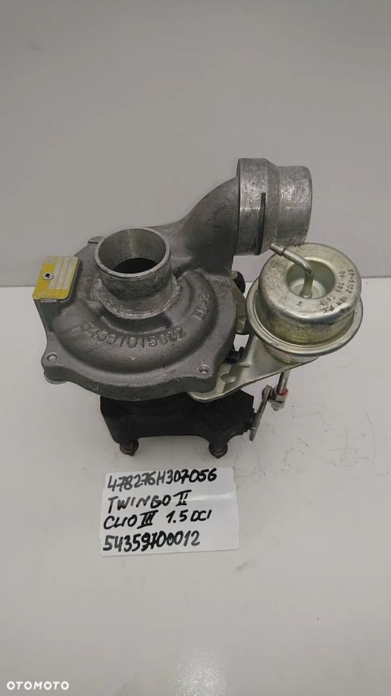 TURBINA 1.5 DCI 84KM 85KM 86KM TWINGO II CLIO III 478276H307056 54359700012 - 1