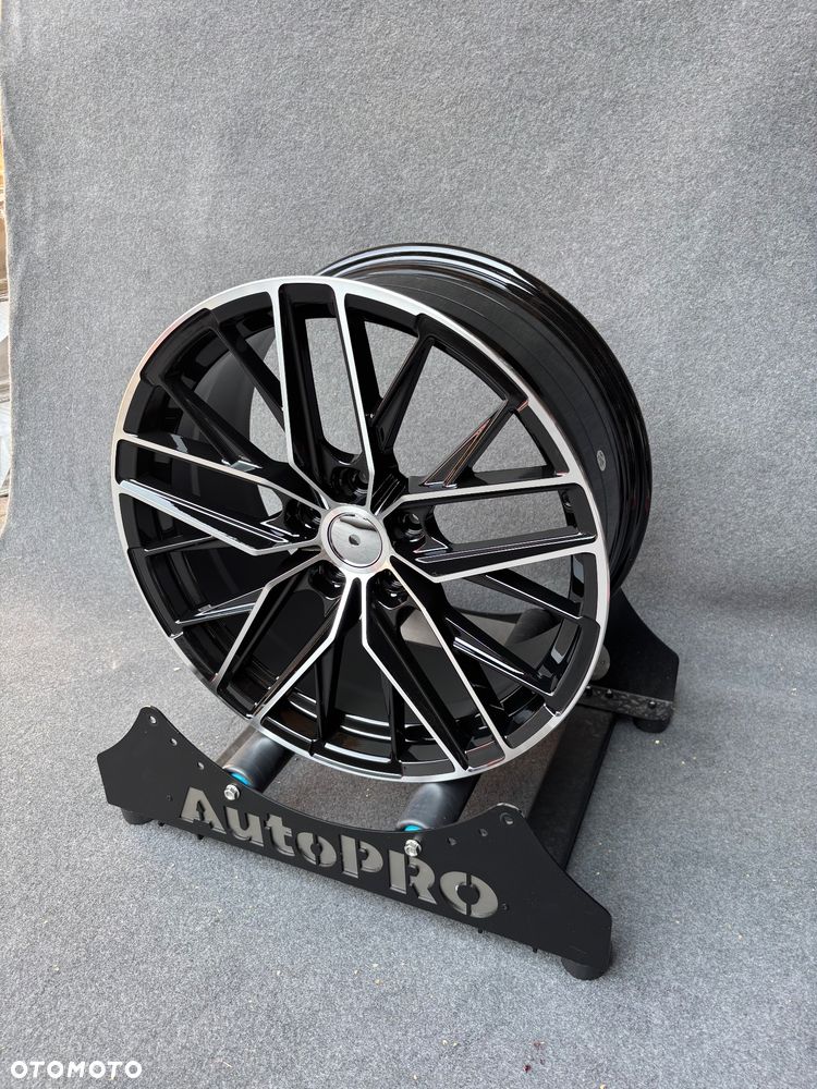 NOWE alufelgi M pakiet 5x112 19 felgi 8.5j et30 BMW seria 3 G20 G22 G30 G31 F44 G22 G23 G32 F39 G60 G01 X1 F48 G42 X2 U06 Active Tourer Z4 G29 xDrive jak Styling 930 czarne polerowane Japan Racing Carbonado - 3