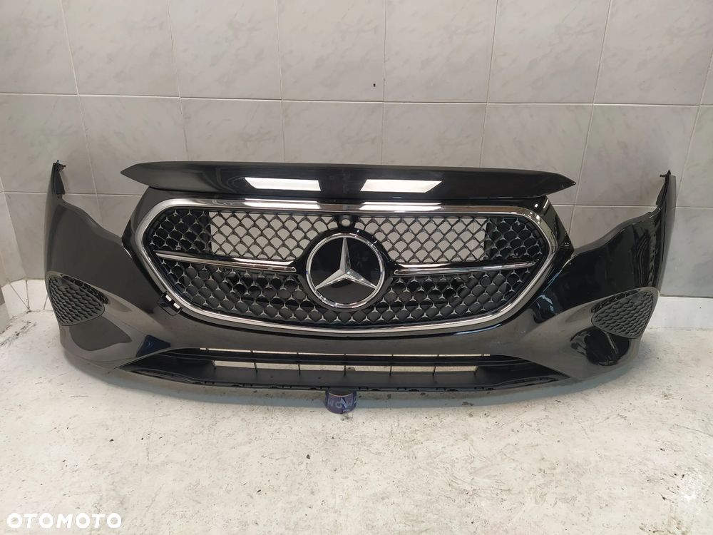 MERCEDES W214 E KLASA 2023- ZDERZAK PRZÓD PRZEDNI GRILL ZANCZEK GWIAZDA 6XPDC KRATKI ORYGINAŁ - 2