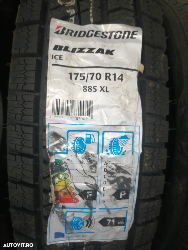 Anvelopa noua iarna 175/70 R14 BRIDGESTONE BLIZZAK  ICE 88S XL