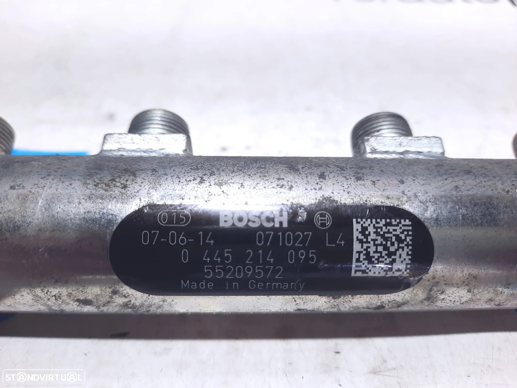REGUA INJETOR INJETORES OPEL ASTRA H 1.9 CDTI 16V 120CV Z19DT 55209572 0445214095 VECTRA C ZAFIRA B SIGNUM FIAT CROMA ALFA ROMEO 147 INJECTOR INJECTORES - 7