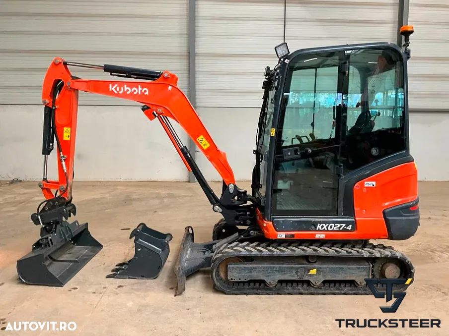 Kubota KX 027-4 | JoyStick | Lama Nivelatoare | Cuplare Rapida - 2