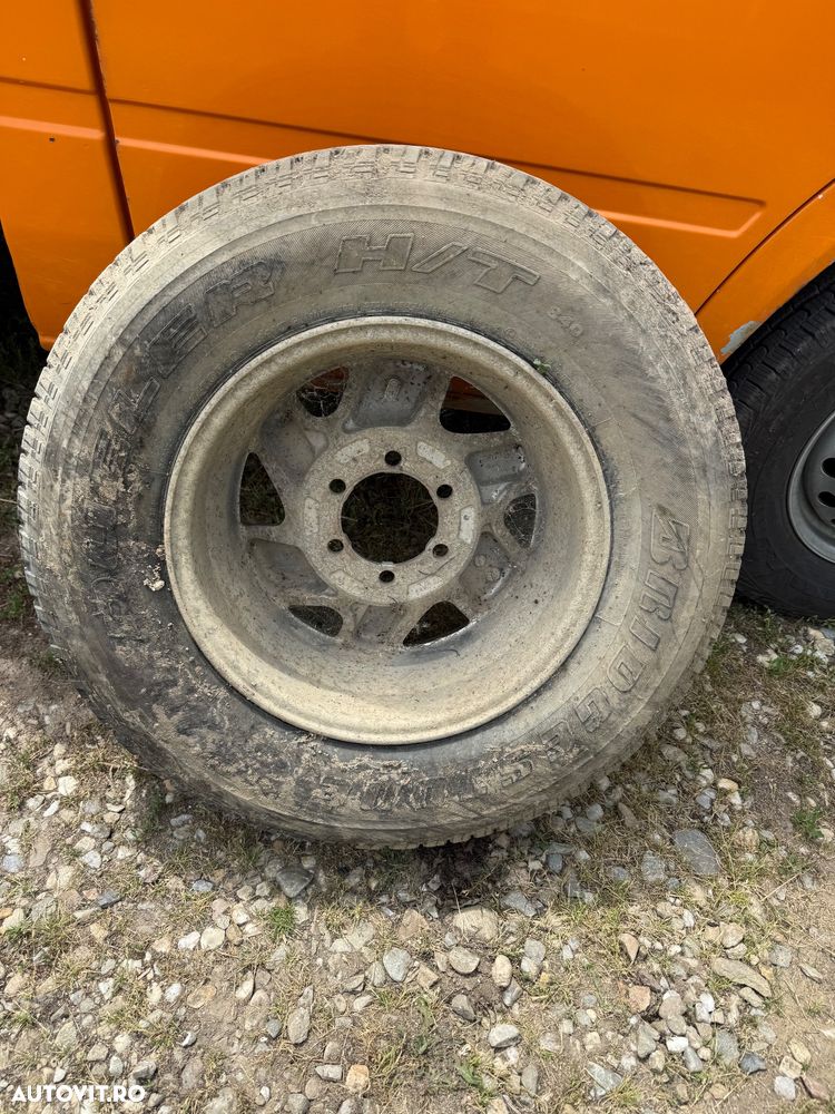 Janta Aliaj Originala Mitsubishi Pajero / L200 R16 Enkei 6x139.7 cu Anvelopa - 3