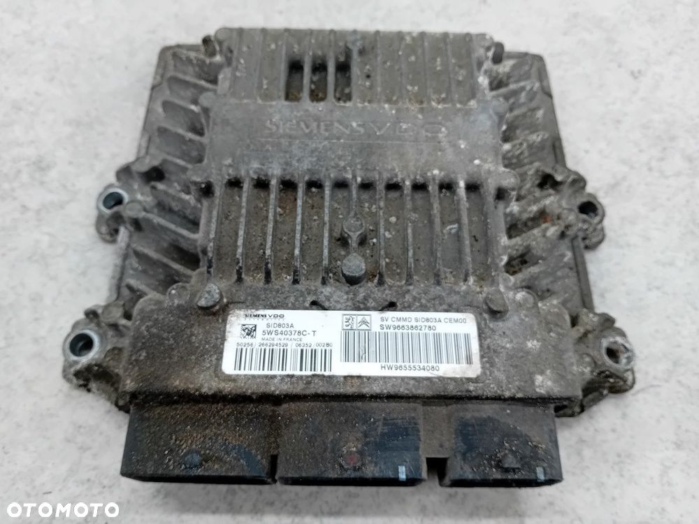 KOMPUTER, STEROWNIK PEUGEOT EXPERT II 9655534080 5WS40378C-T 2.0 HDI - 1