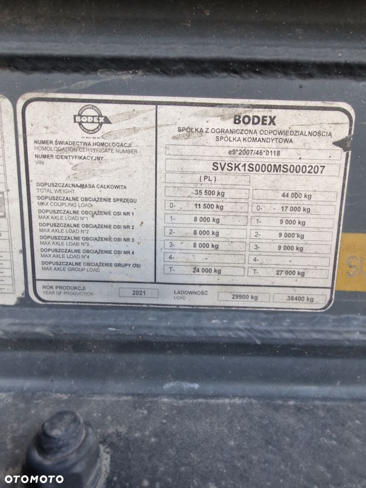 Bodex Kis cała alu , masa w. 5600 - 6
