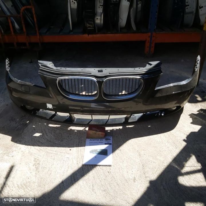 Para choque frente Bmw 520D 2006 preto - 1