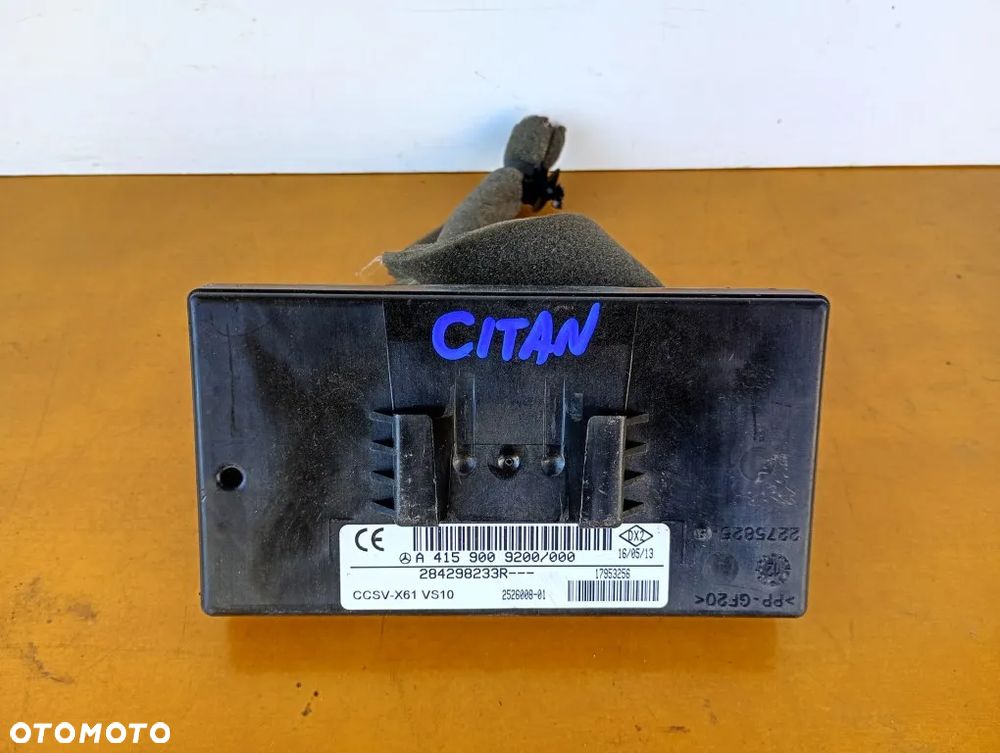 Sterownik Moduł BCM-N1 Zestaw Startowy Renault Kangoo II III Citan W415 1.5 DCI 0281019325 - 7