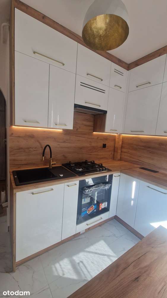 Mieszkanie z nową kuchnią na wymiar i nowym AGD – parter, 42 m²