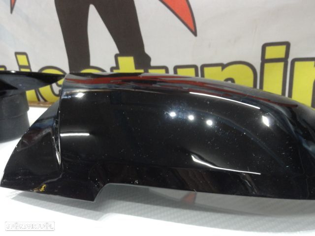 Capas, carcaça de espelhos M3 look em preto brilhante BMW F22, F23, F30, F20/F21 12-14, F30, F31, F32, F33, F34, F36, X1 E84. E87, i3 - 6