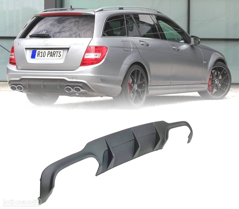 DIFUSOR MERCEDES CLASE C W204 12-15 LOOK C63 AMG OO---OO - 1