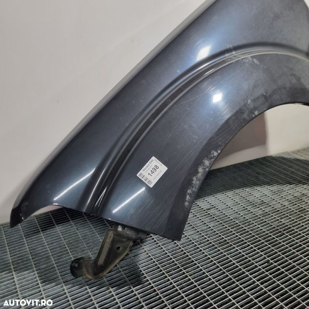 Aripa Stanga Fata Nissan Navara D40 2006 - 2010 4 Usi Hippo Gray K26 (1498) - 2