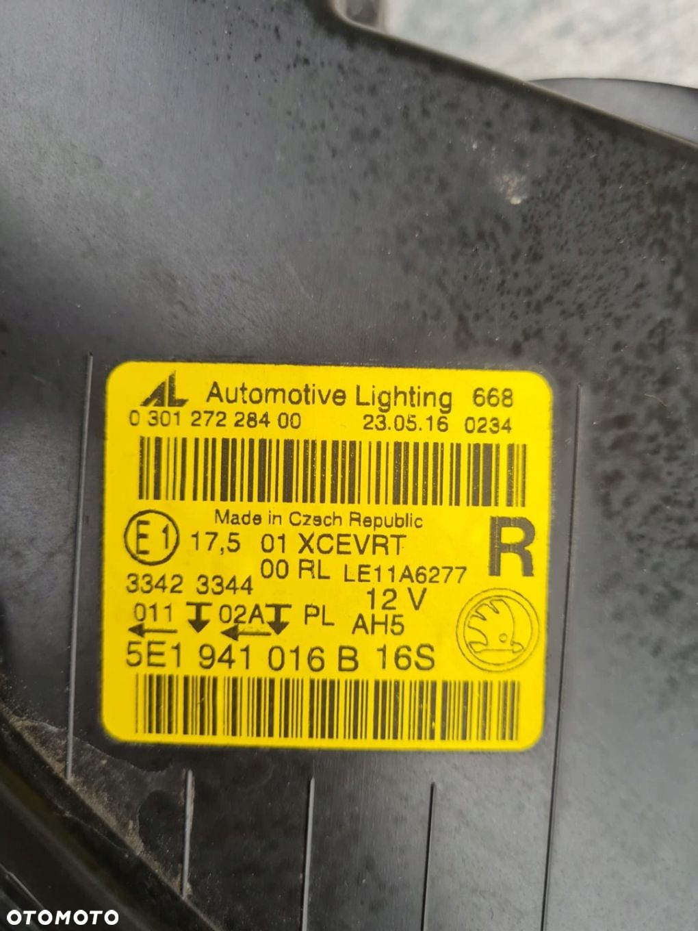 SKODA OCTAVIA III 3 5E1 Lampa prawa przód Bi Xenon Dynamic Led 5E1941016B - 9