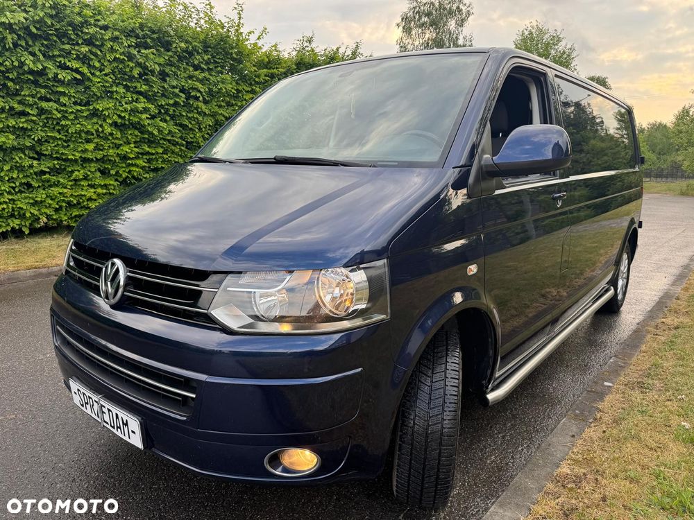 Volkswagen TRANSPORTER T5 L2H1 LIFT Długi Klima Elektryka Tempomat Furgon 3os. Rury Hak Pdc - 29
