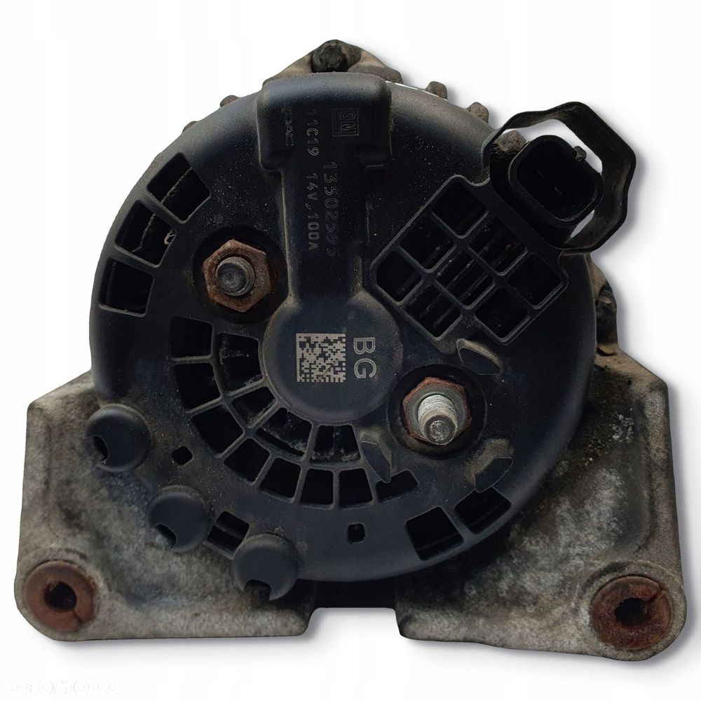 ALTERNATOR Opel Astra J Zafira B 1.6 16V 13502595 BG 100A - 4