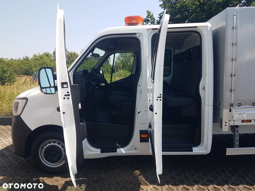 Renault MASTER DOKA 7-OSÓB PLANDEKA PAKA SKRZYNIA ŁADUNKOWA DOUBLE KABINA KLIMA TEMPOMAT KRAJOWY - 6