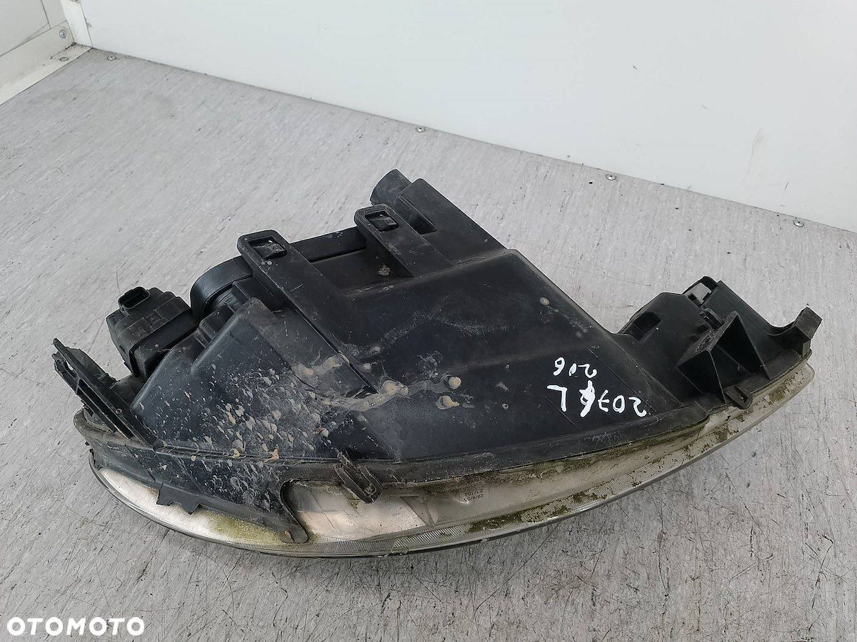 LAMPA PRZÓD LEWA PEUGEOT 206 9628666880  6204S9 087275  89001771 2.0 HDI - 3
