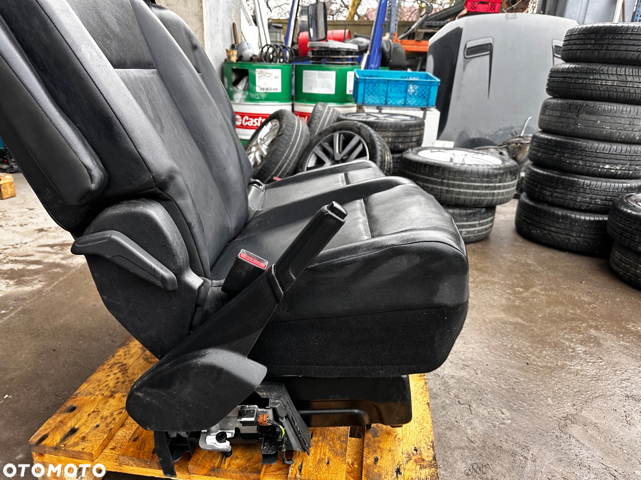 Komplet foteli SKÓRA 9 osobowy+szyny Toyota Proace Peugeot Traveller. - 4