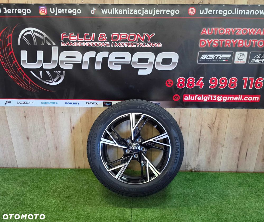 Koła zimowe AUDI A5,A6,Q2 17x5x112 - Kumho WInterCraft WP52+ 215/55/R17