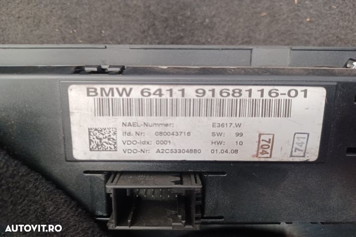 Comanda AC 64119168116-01  9168116 64119168116-01  9168116 BMW Seria - 4